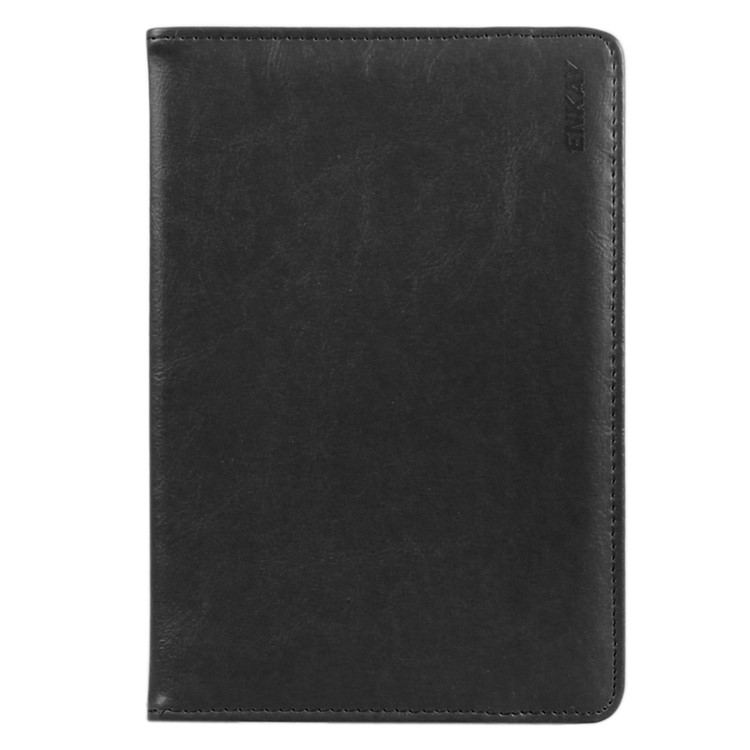 Cappello Enkay Prince Universal Crazy Horse Leather Case Per Ipad Mini 4 /Samsung Tab E 8.0 Ecc. - Nero