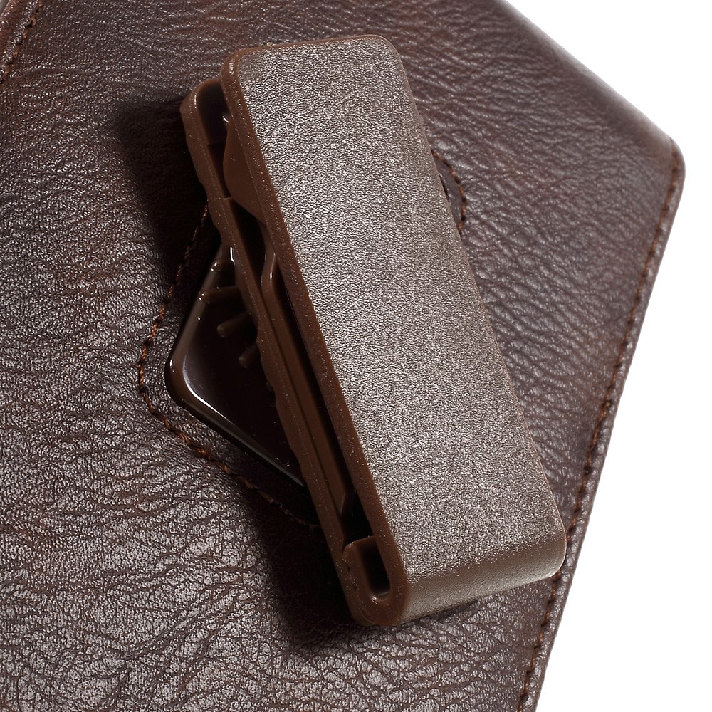 Housse universelle pour étui en cuir pour Huawei Mate 8/produit délicieux A9 et A8 - marron-6