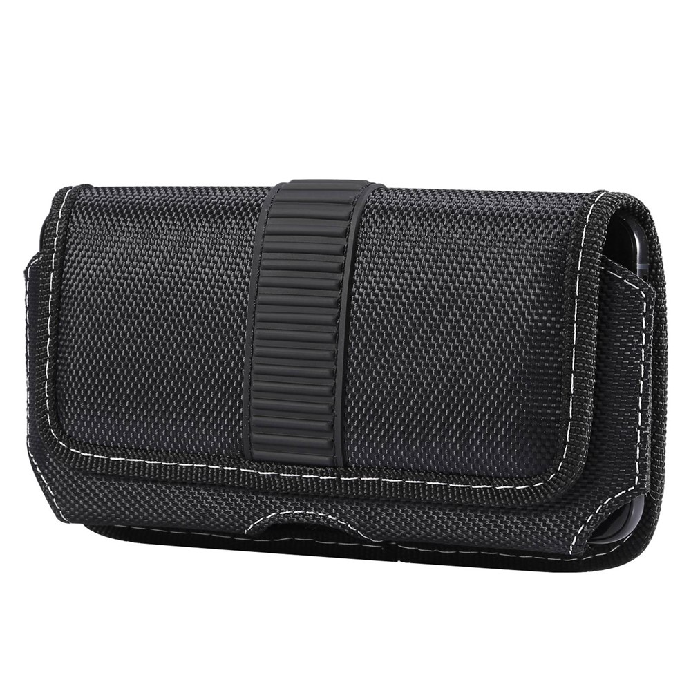 5.8 - 6.1 inch Phones Oxford Cloth Holster Case Horizontal Style Waist Belt Clip Phone Bag Pouch-1
