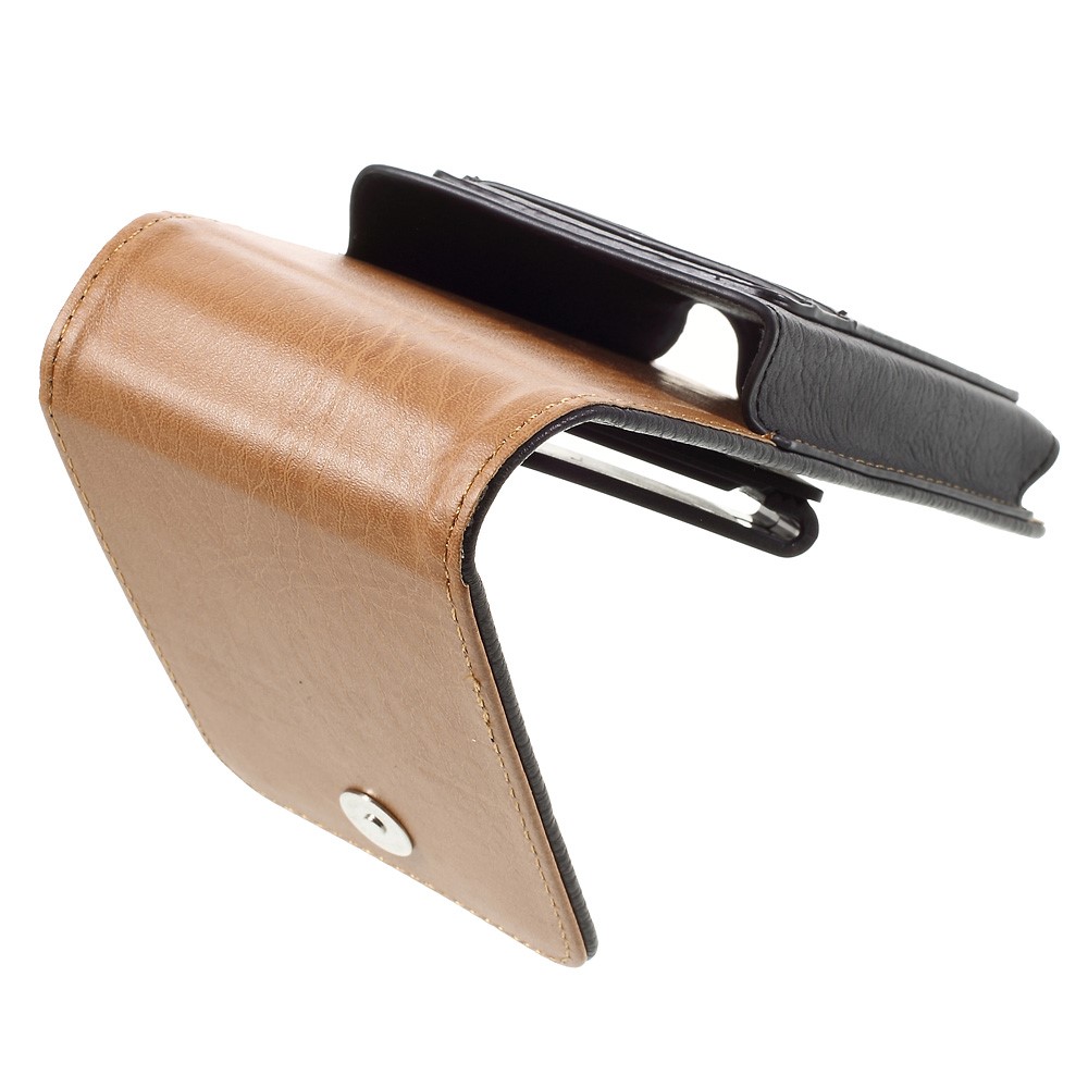 Gürtelclip Ledertasche für iPhone 6s Plus / 6 Plus, Größe: 16 x 8,4 x 1,8cm - Schwarz-4