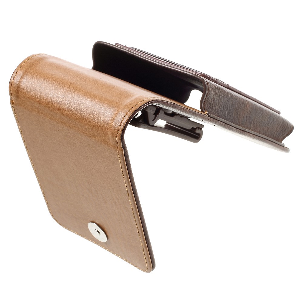 Housse de ceinture en cuir pour iPhone 6s Plus / 6 Plus, prendre les mensurations de qqn pour (faire) qch: 16 x 8,4 x 1.8cm - marron-4