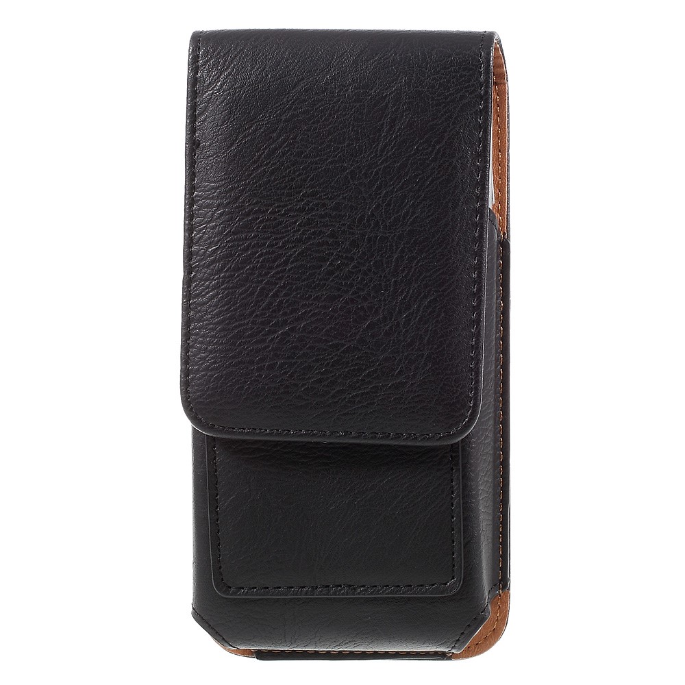 Caixa de bolsa de couro com fenda de cartão para iPhone 6s 6 Tamanho: 14 x 7 x 1.5cm - negro-3