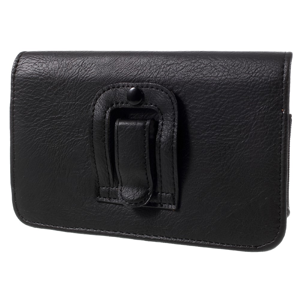 Leather Pouch Cover Holster for Samsung A9 / LG V10, Size: 170 x 90 x 11mm - Black-2