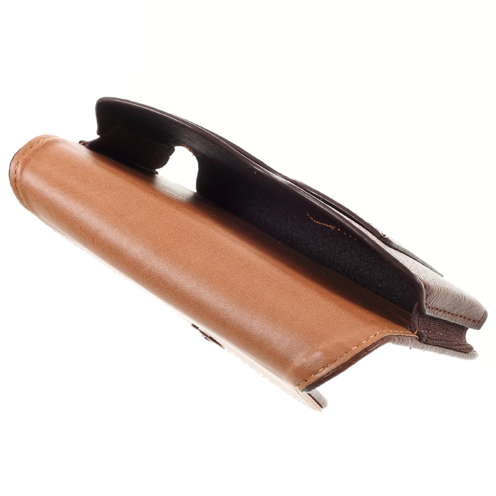 Tampa de estofamento de couro universal para iPhone 6s Plus / 6 Plus, Tamanho: 165 x 80 x 11mm - café-7