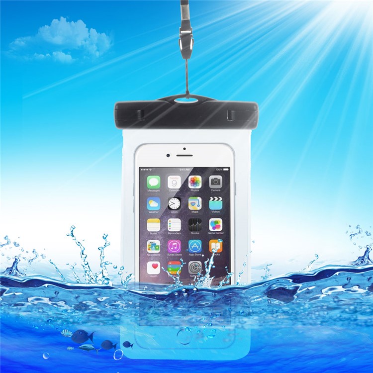 

10M Universal Waterproof Bag for iPhone 6s Plus/ Samsung Galaxy S7, Size: 163 x 90mm - Blue