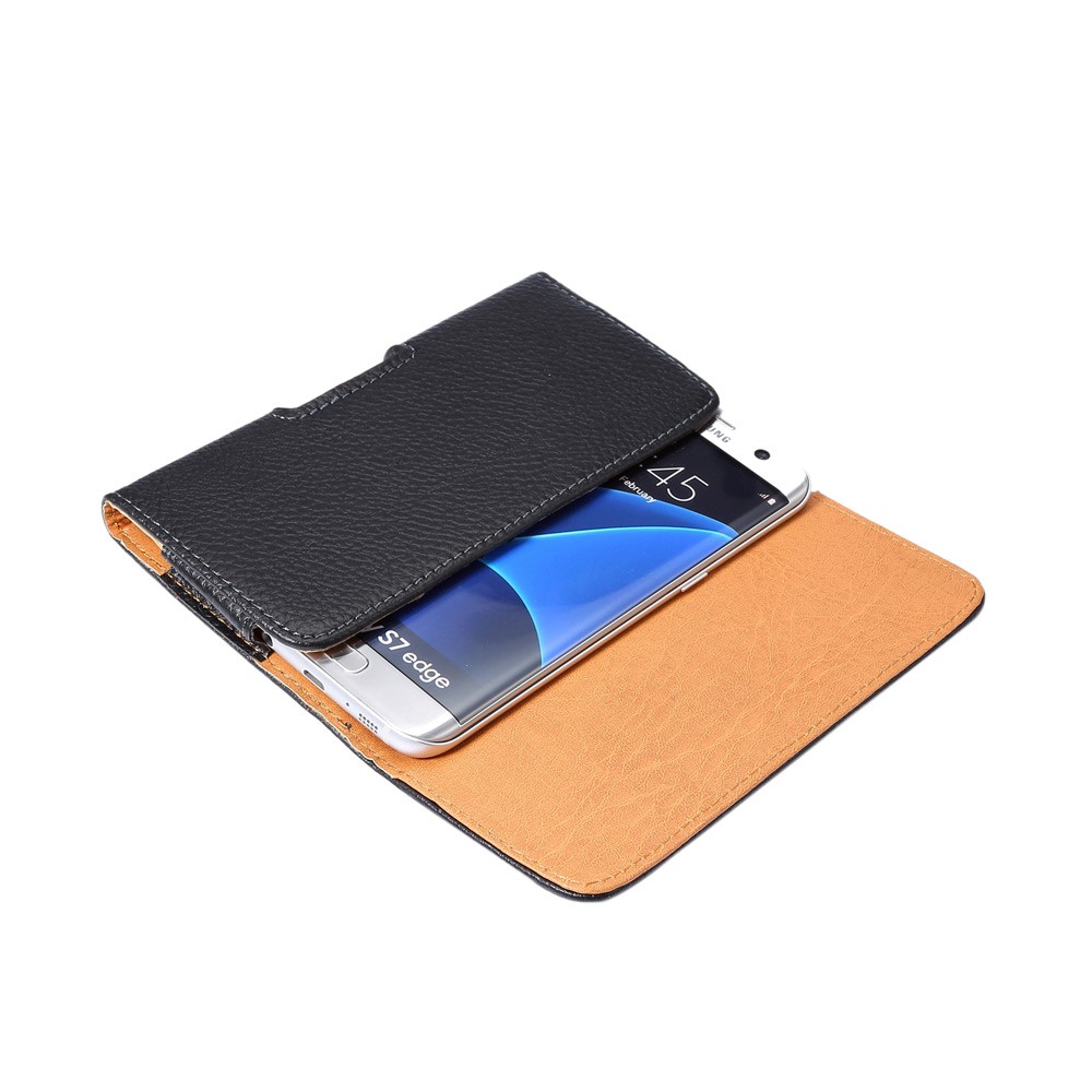 Funda de Caja de Bolsas de Cuero Universal Para Samsung Galaxy S7 Edge G935, Tamaño: 155 X 80 X 18 mm