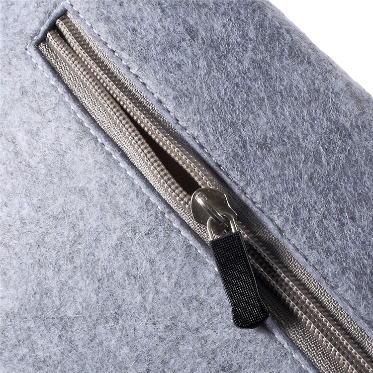 Ledertasche Für 13,3 Zoll MacBook Air / Pro, Größe: 35 X 23,5 Cm - Grau-11