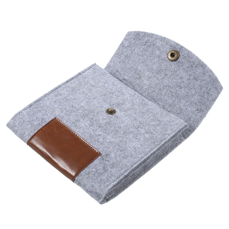 Ledertasche Für 13,3 Zoll MacBook Air / Pro, Größe: 35 X 23,5 Cm - Grau-8