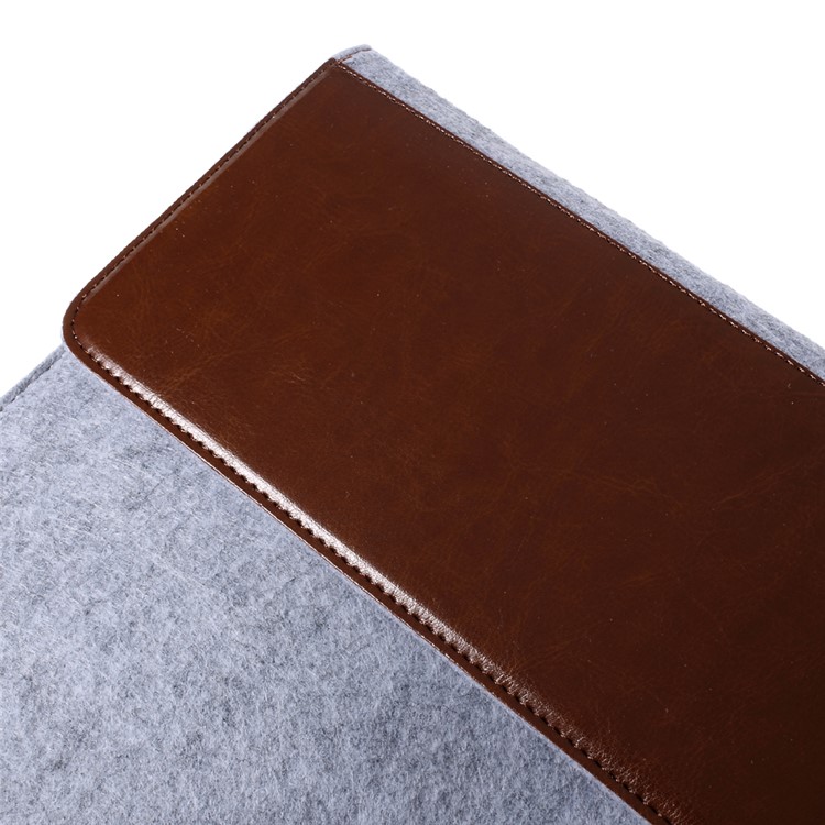 Slim Pouch Cover Tasche Für 13,3-Zoll Macbook Pro / Air, Größe: 355 X 255mm - Braun-4
