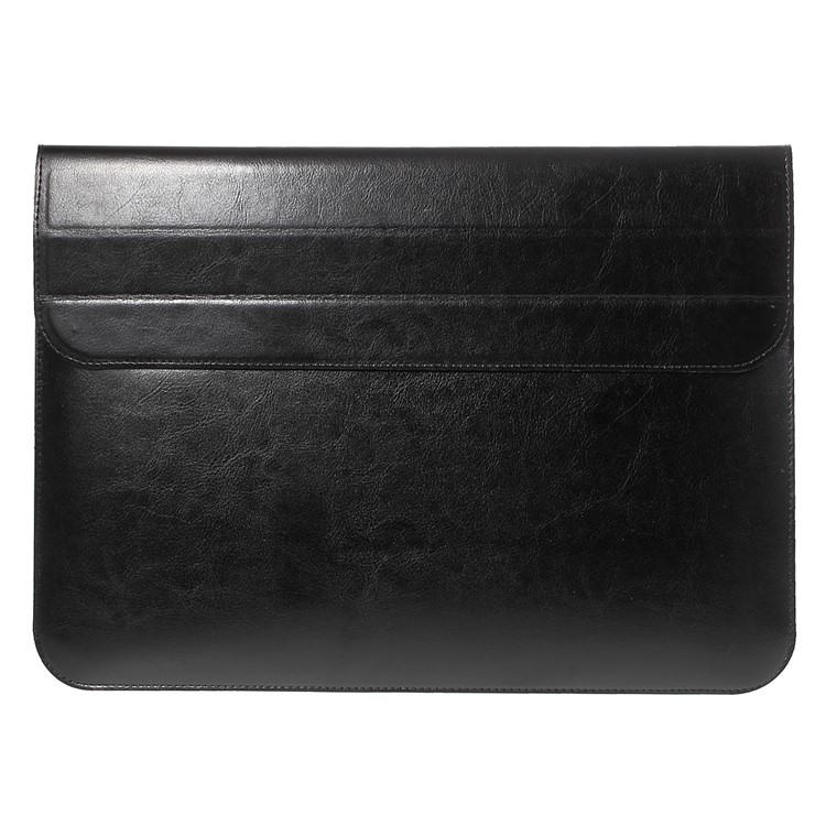 Textured Tri-fold Universal Sleeve Bag für MacBook Pro Air 13,3 Zoll - Schwarz-2