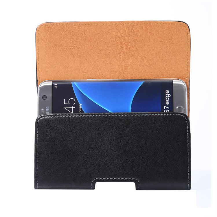 Clip De Ceinture Étui Universel De La Poche En Cuir Pour IPhone Samsung Huawei Etc, Taille: 155 X 80 X 18 Mm-1