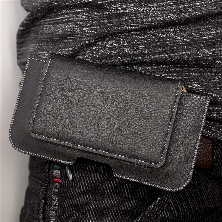 Universal Leder Beutel Hülle Holster Für Iphone 6s Plus/Samsung S7 Edge, Größe: 160 x 80 x 10 mm