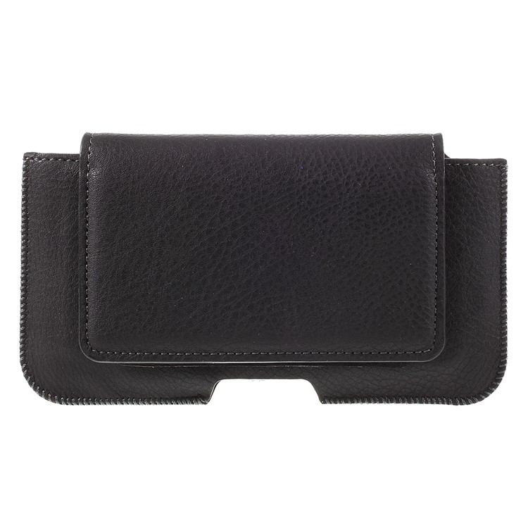 Universal Lychee Grain Leather Pouch Holster for iPhone 6s/6, Size: 140 x 70 x 10mm-2