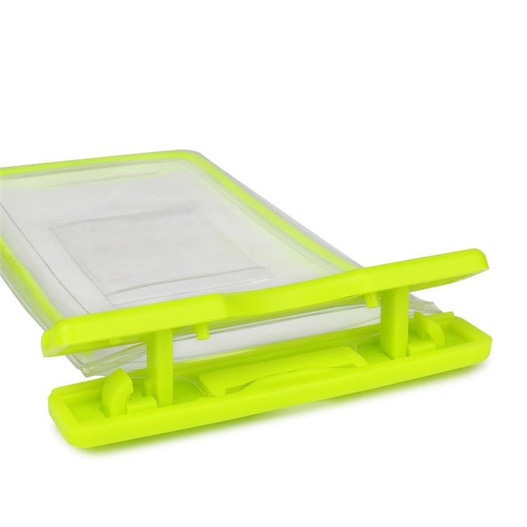 USAMS IPX8 Fluorescente À Prova D 'água Mergulho Case Para Iphone 8/7/6 S / 6 4.7 Com Alça, Tamanho: 15x9 Cm - Amarelo-5