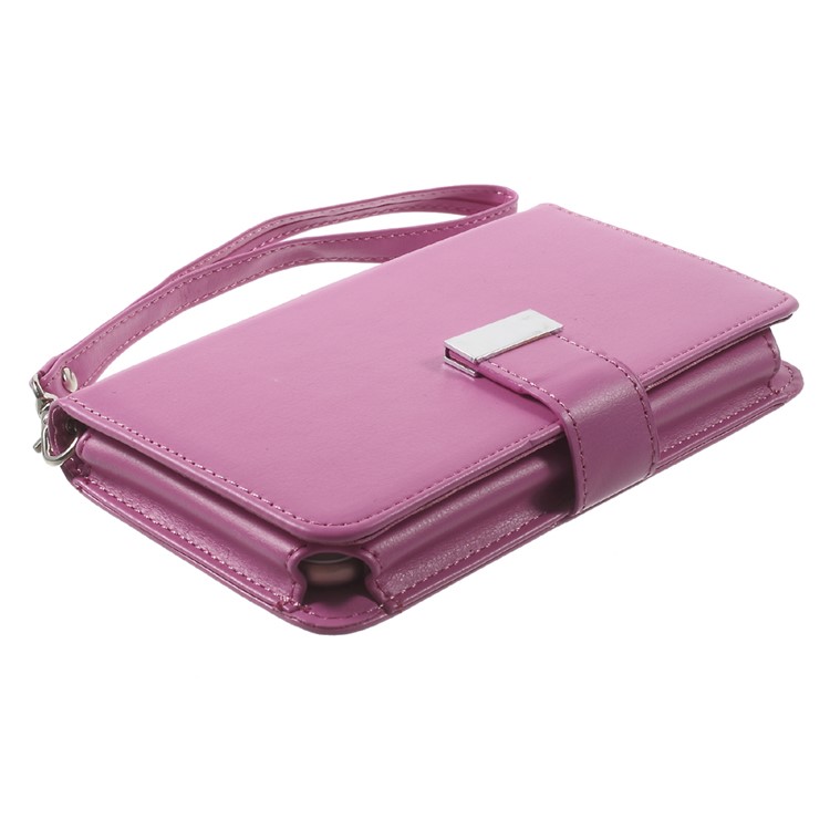 Portemonnaie Aus Leder Für Samsung S7 Rand, Größe: 155 X 77 X 12mm - Rose-3