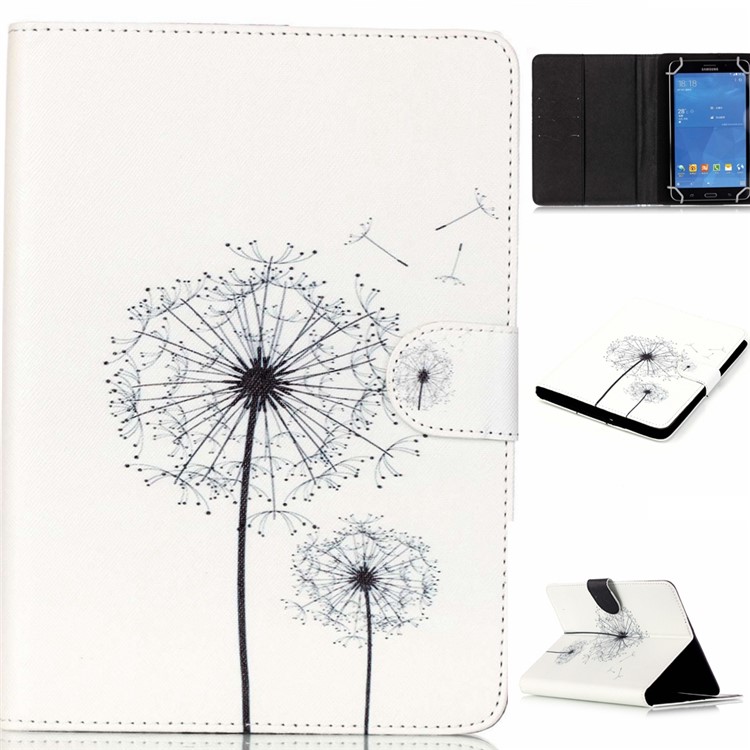 

Universal Leather Flip Cover for iPad mini 4/3/2/1, Size: 200x130mm - Dandelion
