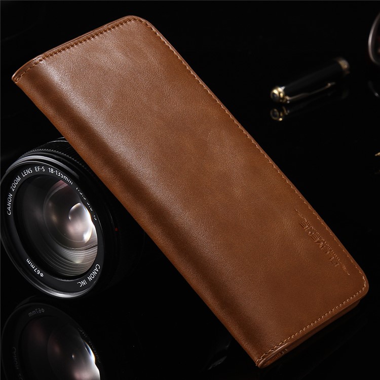 

FLOVEME Retro Genuine Leather Wallet Pouch for iPhone 6s Plus / 6 Plus etc - Coffee, iPhone 6s Plus 5.5-inch