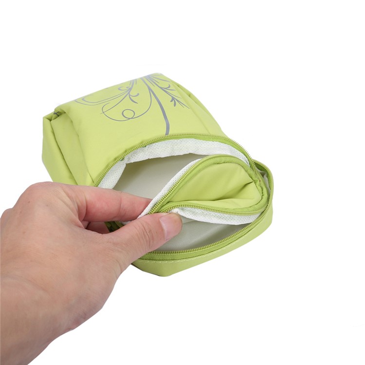 Multifunctional 2-Compartment Armband Bag for Galaxy S7/S6, Size: 15x9.5x2cm - Green-5