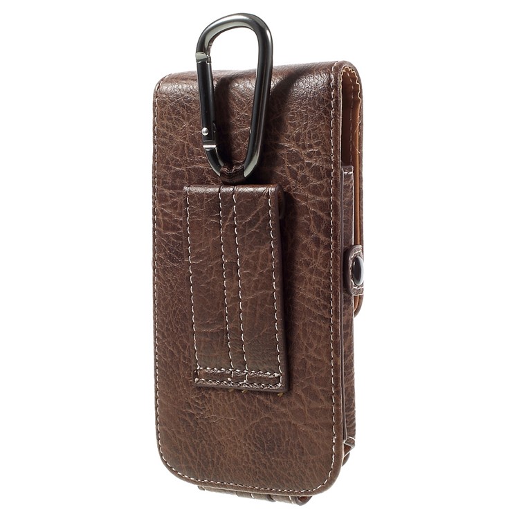 Camping al aire libre de senderismo Holder bolsa bolsa para el iPhone 7 Plus / 6s Plus, tamaño: 175x85x15mm - café-3