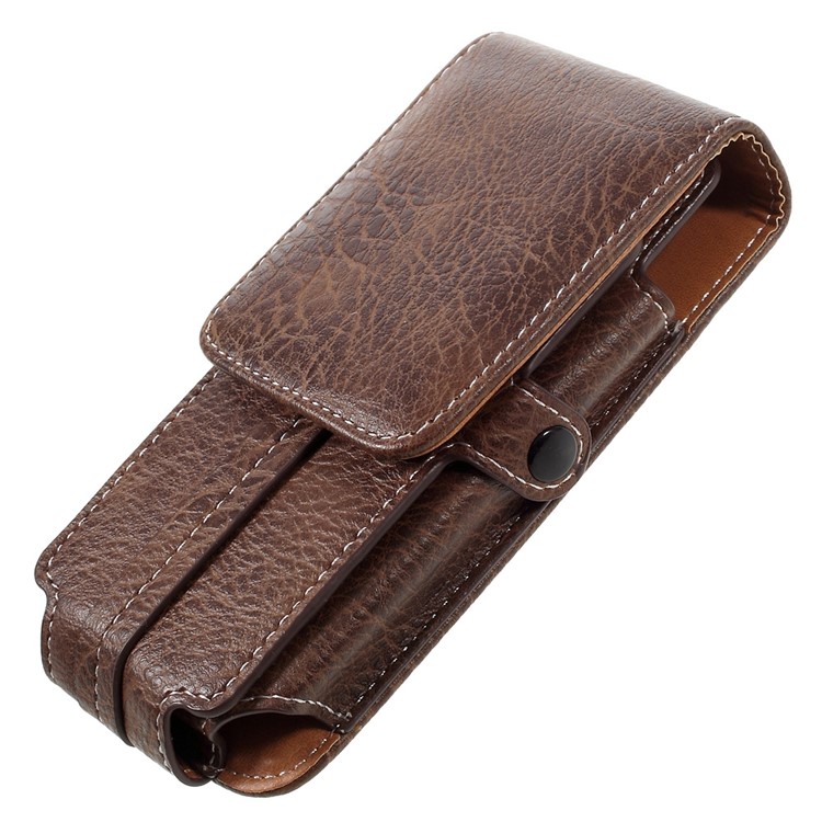 Camping al aire libre de senderismo Holder bolsa bolsa para el iPhone 7 Plus / 6s Plus, tamaño: 175x85x15mm - café-6