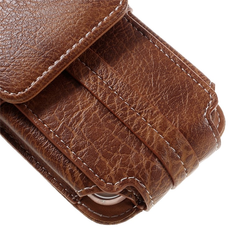 Outdoor campeggio escursionismo borsa porta carta sacchetto per iPhone 6s Plus, dimensioni: 175x85x15mm-Brown-6