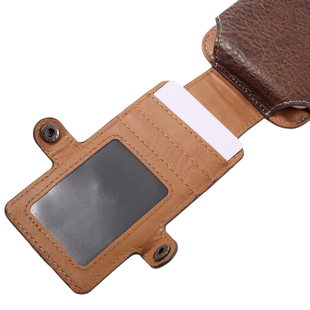 Outdoor Camping Randonnée Sac à bandoulière pour iPhone 7 6s, prendre les mensurations de qqn pour (faire) qch: 150x80x15mm - café-9