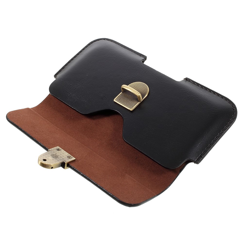 Business Leather Holster Case with Snap Fastener for iPhone 6 6s 4.7, Size: 140 x 75mm - Black-5