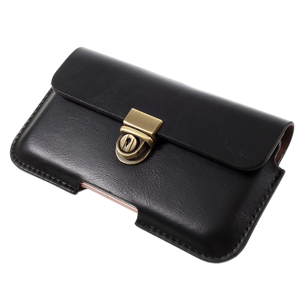 Business Leather Holster Case with Snap Fastener for iPhone 6 6s 4.7, Size: 140 x 75mm - Black-6