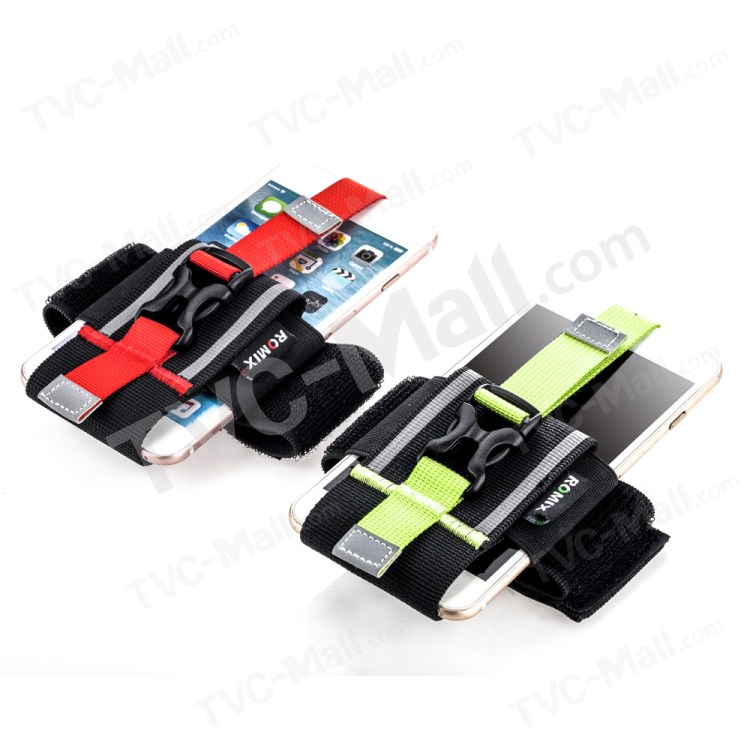 ROMIX Universal Running Sports Armband Strap for iPhone 6s Plus/Samsung S7 - Red-13