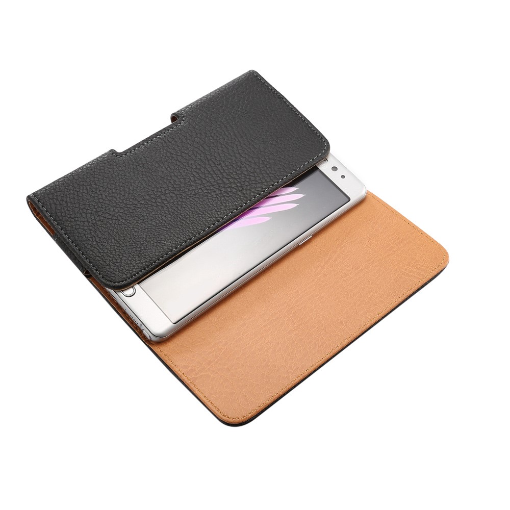 Bolsa De Estofamento De Capa De Couro Preta De Couro PU Para Iphone 7 / Samsung Galaxy Note7 N930 / Nota 5 / Nota 4-4