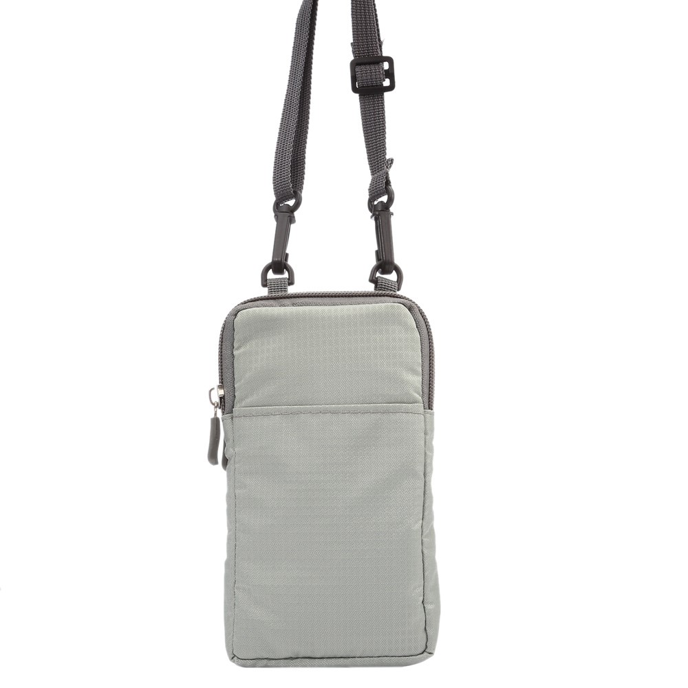 Mountaineering Waist Pack with Hook for iPhone X/8/8 Plus/7 Plus/Samsung Galaxy S9+/S8+, Size: 16.5 x 9 x 3cm - Light Grey-3
