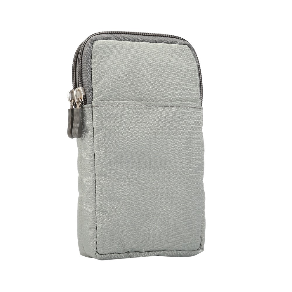 Mountaineering Waist Pack with Hook for iPhone X/8/8 Plus/7 Plus/Samsung Galaxy S9+/S8+, Size: 16.5 x 9 x 3cm - Light Grey-4