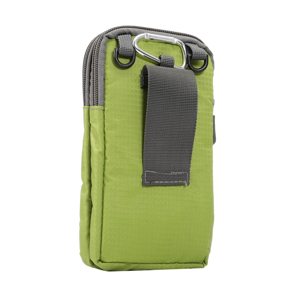 Mountaineering Pouch with Hook for iPhone X/8/8 Plus/7 Plus/Samsung Galaxy S9+/S8+, Size: 16.5 x 9 x 3cm - Green-4