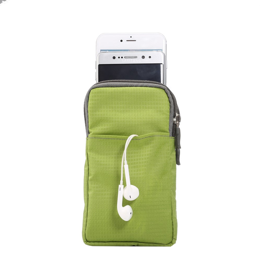 Mountaineering Pouch with Hook for iPhone X/8/8 Plus/7 Plus/Samsung Galaxy S9+/S8+, Size: 16.5 x 9 x 3cm - Green-6