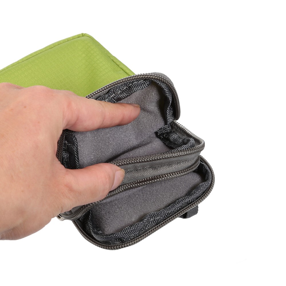 Mountaineering Pouch with Hook for iPhone X/8/8 Plus/7 Plus/Samsung Galaxy S9+/S8+, Size: 16.5 x 9 x 3cm - Green-7