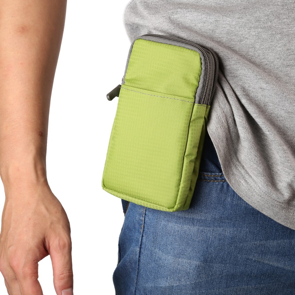 Mountaineering Pouch with Hook for iPhone X/8/8 Plus/7 Plus/Samsung Galaxy S9+/S8+, Size: 16.5 x 9 x 3cm - Green-8