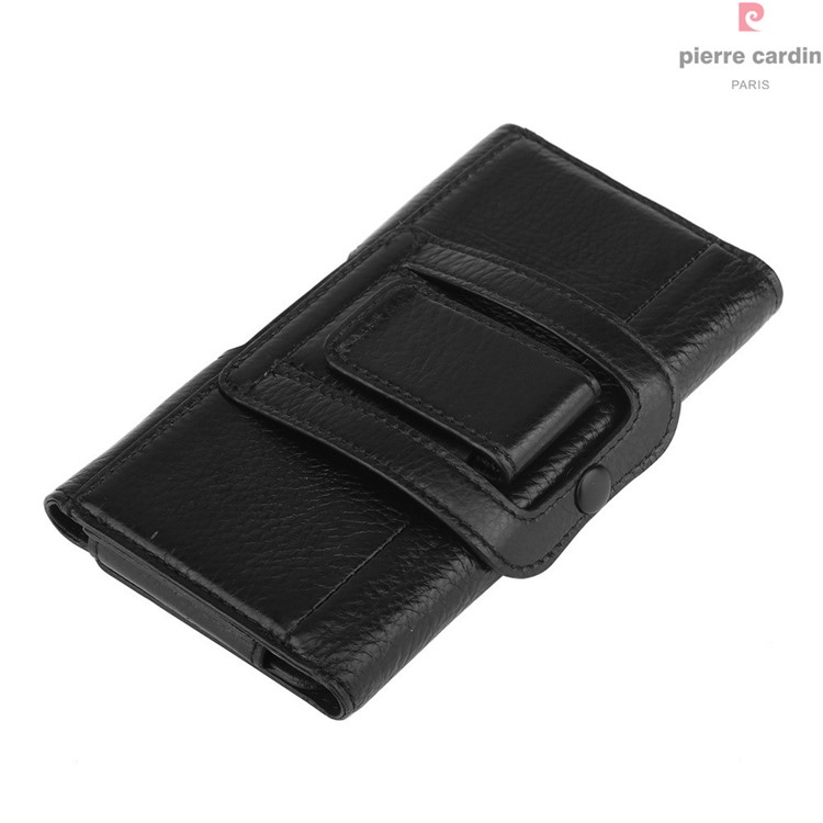 Funda De Cuero Genuino PIERRE CARDIN Para Iphone 7 / 6s / 6, Tamaño: 140 X 70 X 9 Mm - Negro-10