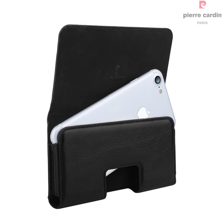 Funda De Cuero Genuino PIERRE CARDIN Para Iphone 7 / 6s / 6, Tamaño: 140 X 70 X 9 Mm - Negro-11