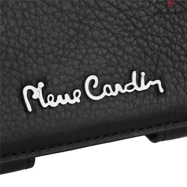 Funda De Cuero Genuino PIERRE CARDIN Para Iphone 7 / 6s / 6, Tamaño: 140 X 70 X 9 Mm - Negro-2