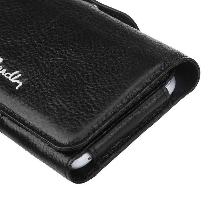 Funda De Cuero Genuino PIERRE CARDIN Para Iphone 7 / 6s / 6, Tamaño: 140 X 70 X 9 Mm - Negro-4