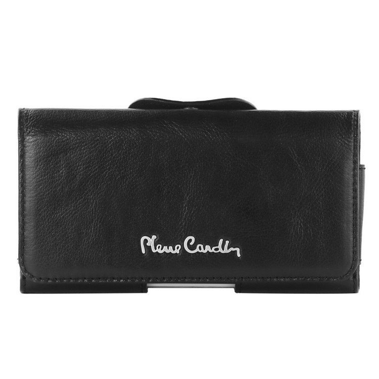 Pierre Cardin Cubierta De Cuero Genuino Funda Para Samsung S7, Tamaño: 145 X 73 X 10 Mm - Negro