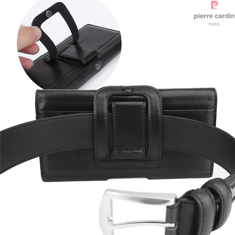 PIERRE CARDIN Étui En Cuir Véritable Pour Iphone 7 Plus, Taille: 160 X 80 X 10mm - Noir-13