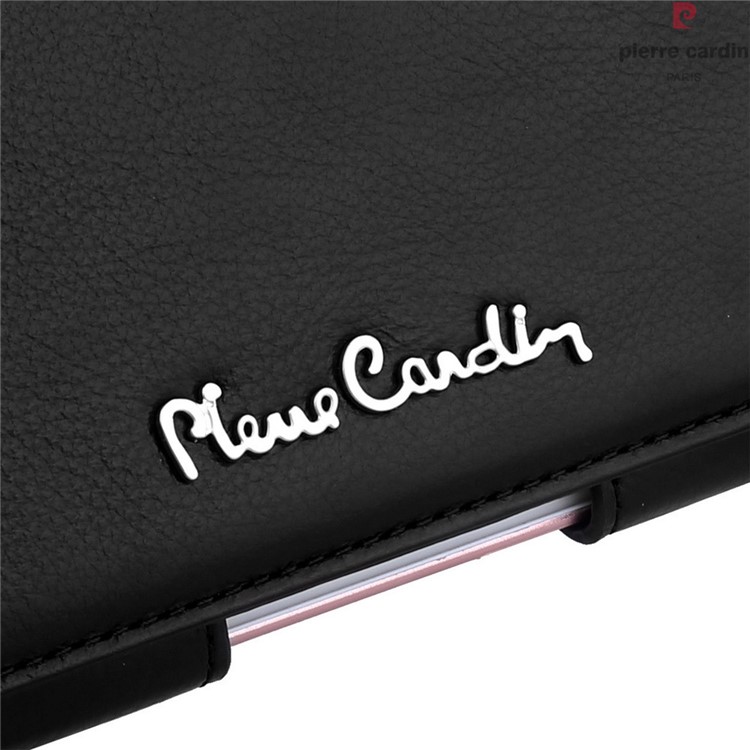 PIERRE CARDIN Étui En Cuir Véritable Pour Iphone 7 Plus, Taille: 160 X 80 X 10mm - Noir-2