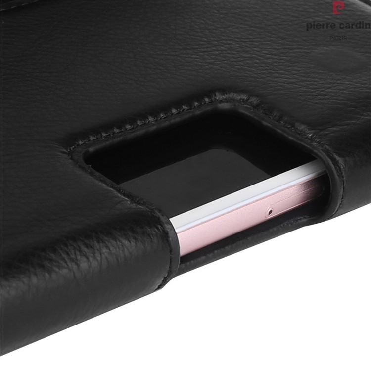 PIERRE CARDIN Étui En Cuir Véritable Pour Iphone 7 Plus, Taille: 160 X 80 X 10mm - Noir-5