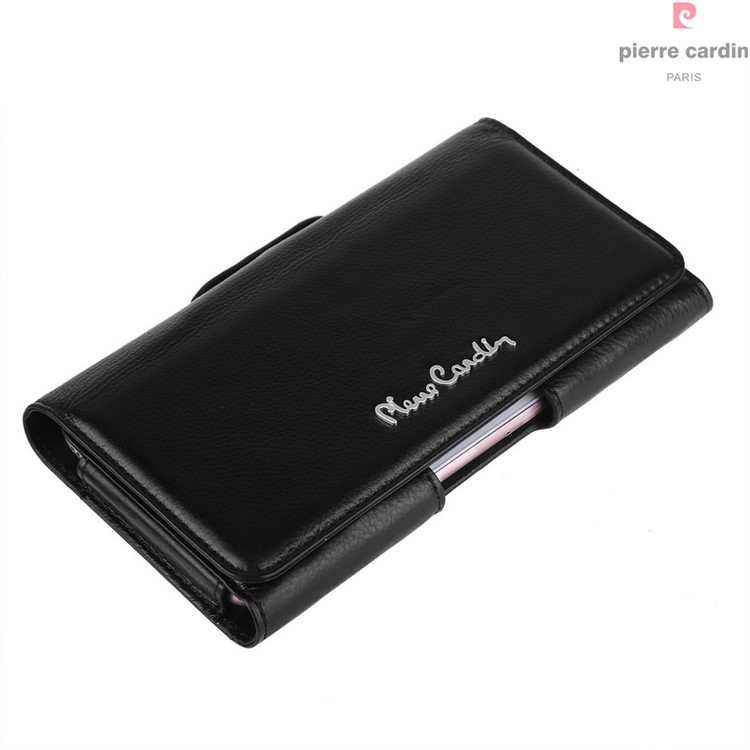 PIERRE CARDIN Étui En Cuir Véritable Pour Iphone 7 Plus, Taille: 160 X 80 X 10mm - Noir-9