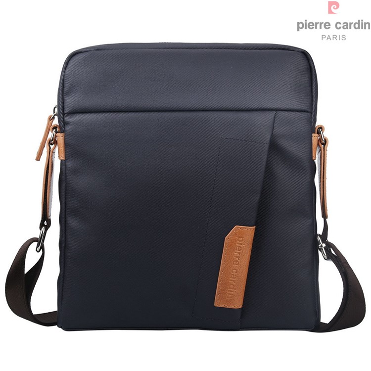 PIERRE CARDIN Canvas Skin Shoulder Messenger Pouch Bag for iPad Pro 9.7-inch-3