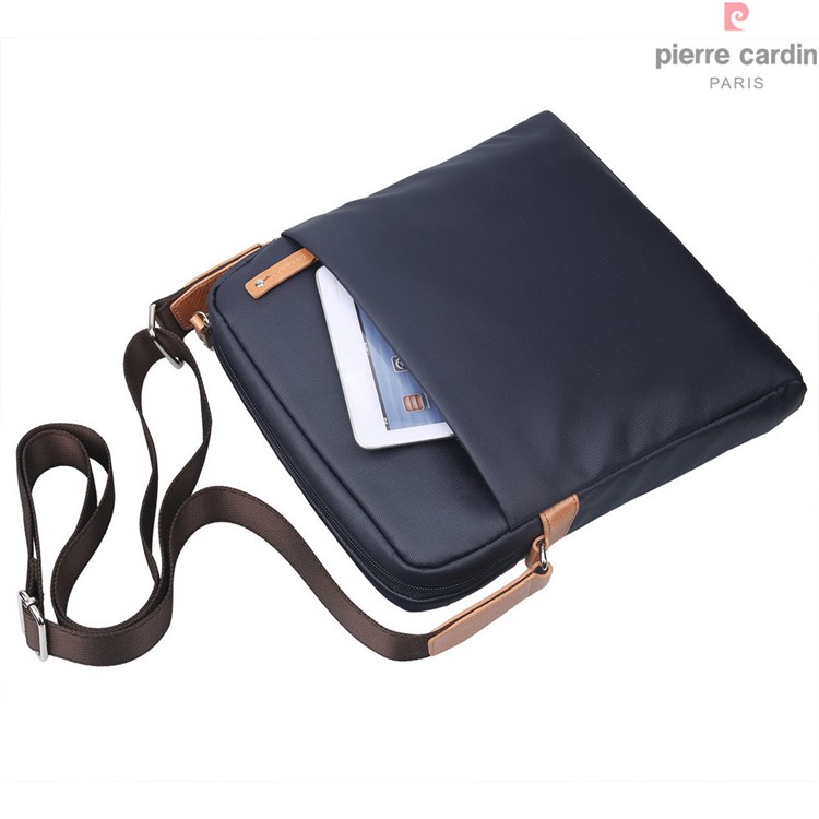 PIERRE CARDIN Canvas Skin Shoulder Messenger Pouch Bag for iPad Pro 9.7-inch-9