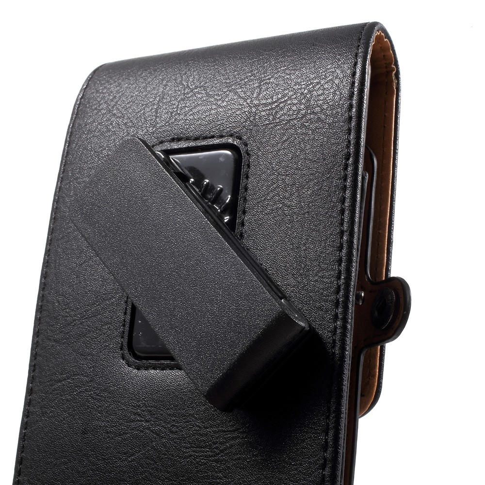 Funda De La Bolsa De Cuero Del Soporte De La Tarjeta Para IPhone 7 / Sony Z5 Compact, Tamaño: 140 X 70 X 11 Mm - Negro-9