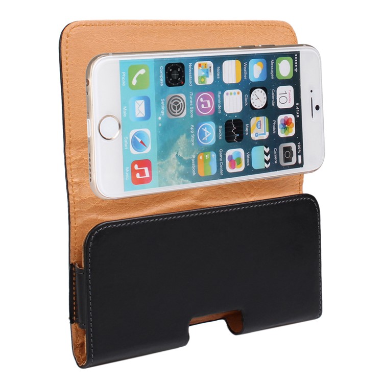 Horizontal Belt Clip Leather Holster Case Sleeve for iPhone 7 Plus / 6s Plus / 6 Plus 5.5 inch-6