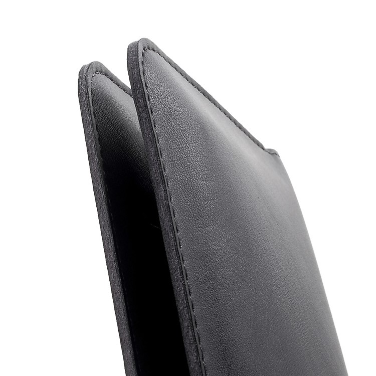 Crazy Horse Leather Protective Pouch Case for iPhone 7 Plus/Samsung Galaxy A8 (2016) - Black-9